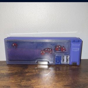 Marvel Spider-Man pencil case with pencil sharpener